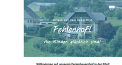 Desktop Screenshot of fehlenhof.de